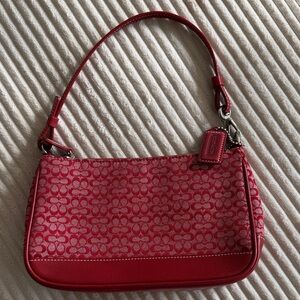 Classic coach mini purse